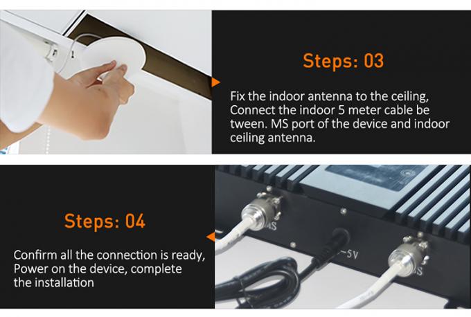 telefone celular do impulsionador 2G 3G 4G do sinal da faixa de 900MHz 1800MHz 2100MHz tri 12