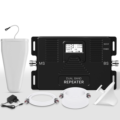 comprar ganho duplo do impulsionador 900MHz 1800MHz 70dB do sinal da faixa de 2G 4G com LCD fabricação em linha