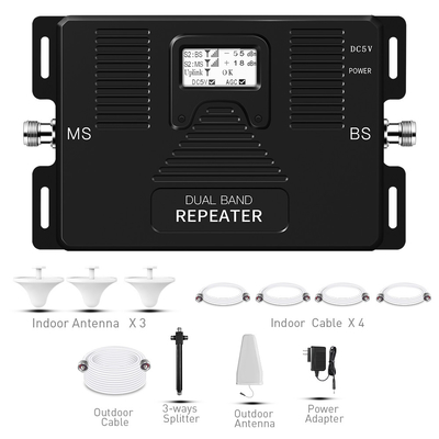 comprar 70dB amplificador Band5 Band2 850MHz 1900MHz do repetidor do ganho 2G 3G 4G fabricação em linha