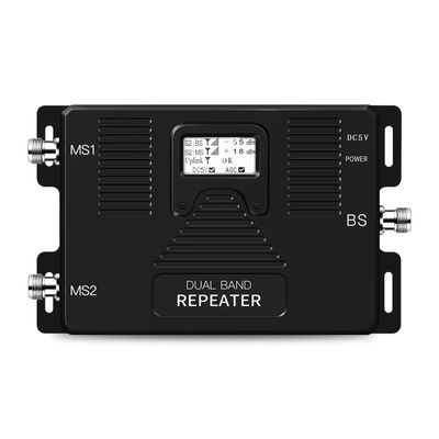 comprar Impulsionadores móveis duplos 20dBm potência de saída do sinal da faixa 1800MHz 2100MHz fabricação em linha