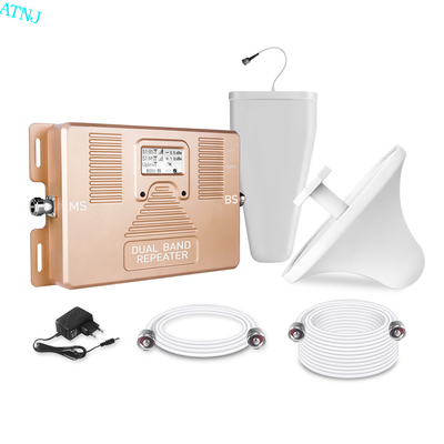 Cobertura Amplificador de sinal de banda dupla 800 / 1800MHz Repetidor celular 2G 4G LTE