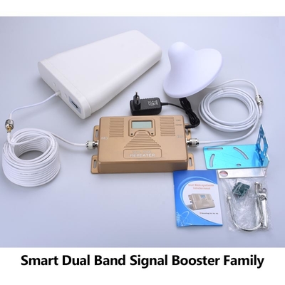 repetidor duplo EGSM 1800MHz 20dBm potência de saída do sinal da faixa do ganho 70dB