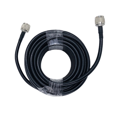 Homem de pequenas perdas do cabo coaxial N do impulsionador do sinal de 5m ao conector macho de N